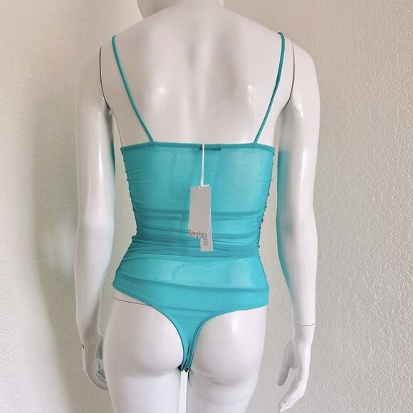 Corset Teddy Sheer Mesh Size S • NEW WITH TAGS • - Picture 5 of 8